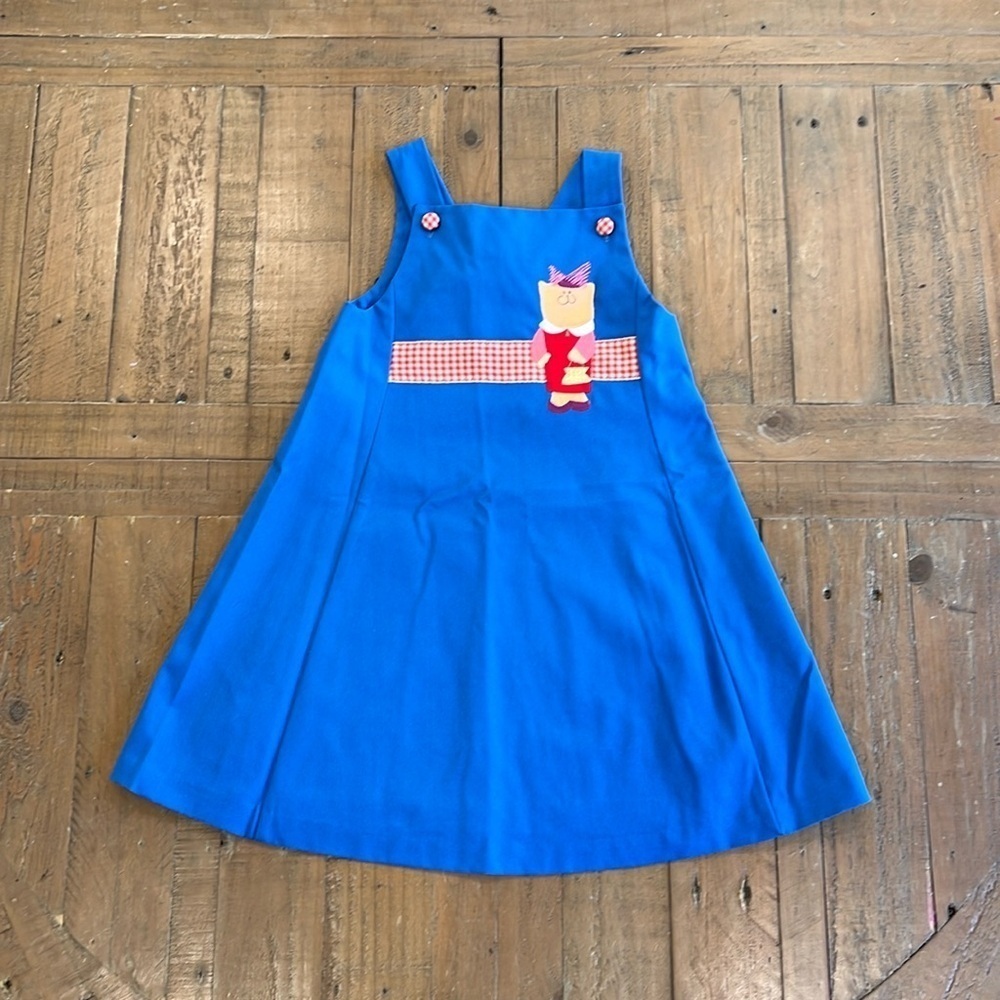 Chocolate soup vintage cat appliqué dress nwt
